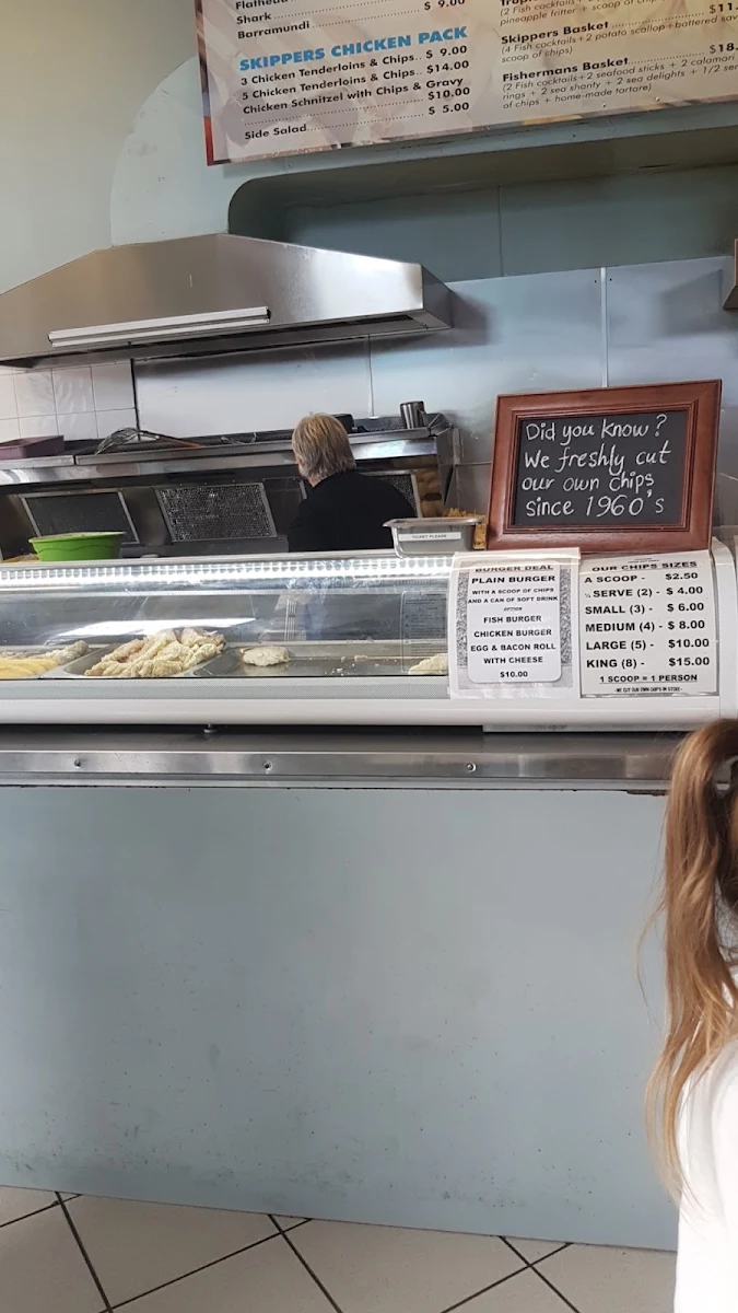 Menu, Skippers Take Away
