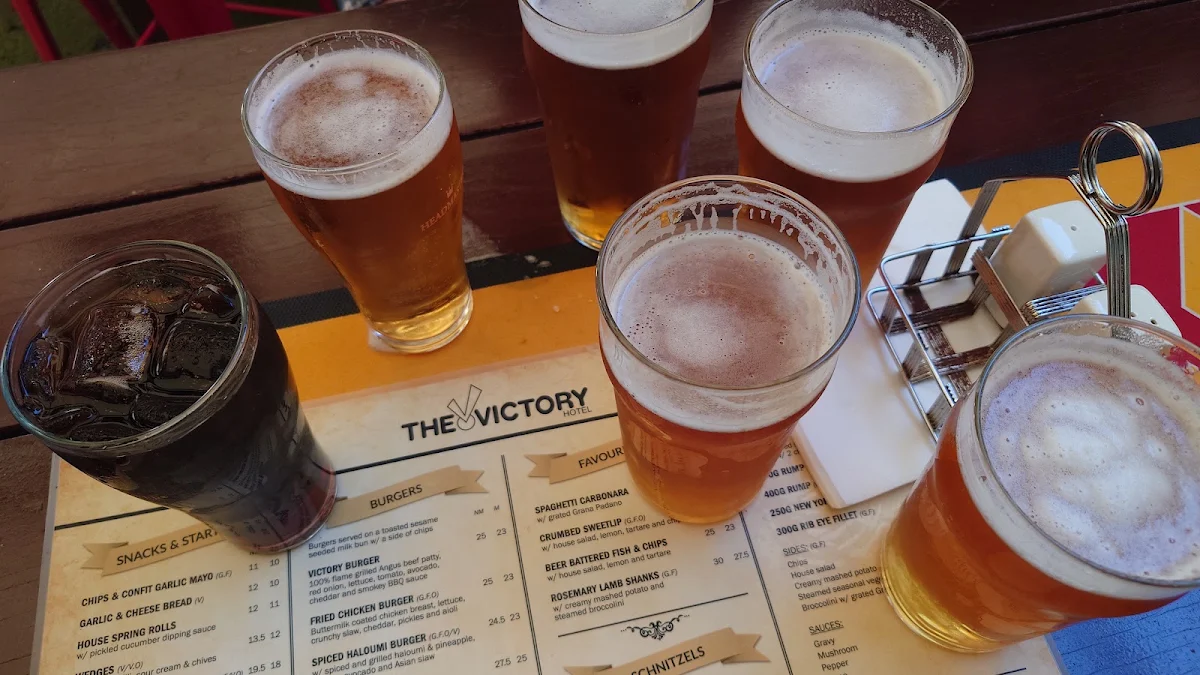 Menu, Victory Hotel