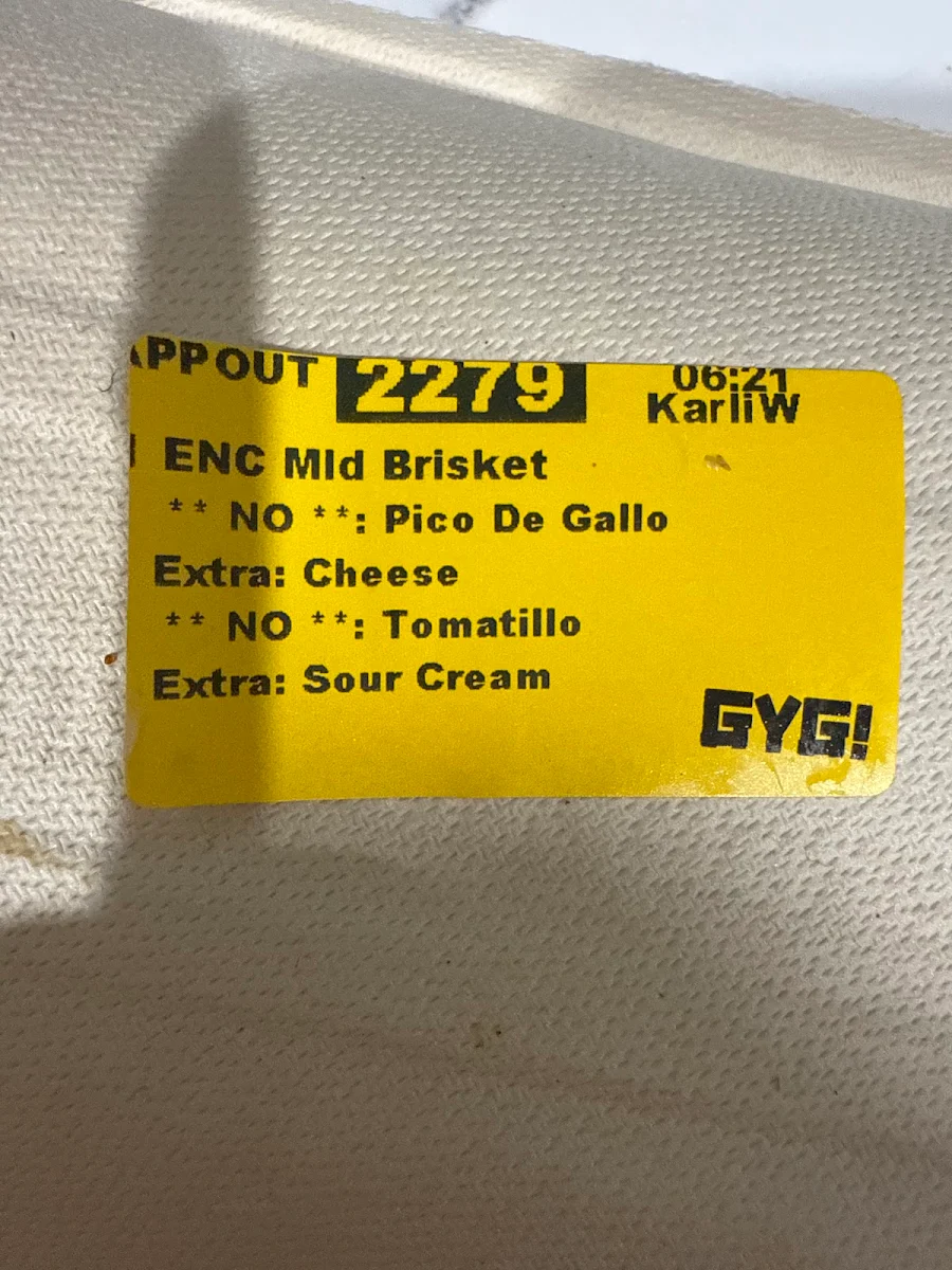 Menu, Guzman y Gomez - Helensvale