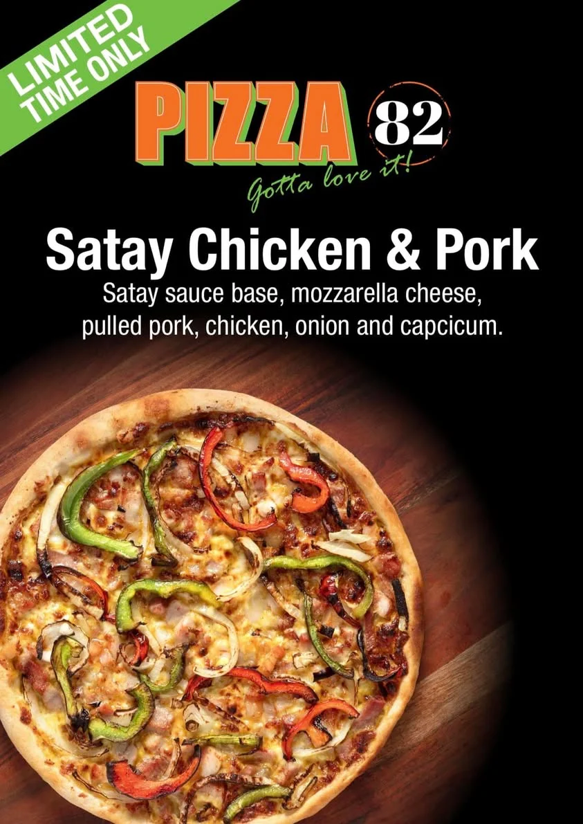 Menu, Pizza 82 Sandstone Point