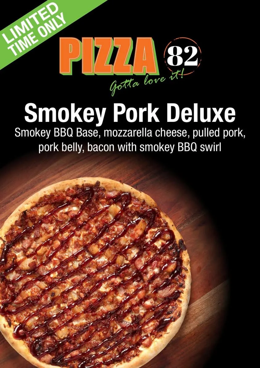 Menu, Pizza 82 Sandstone Point