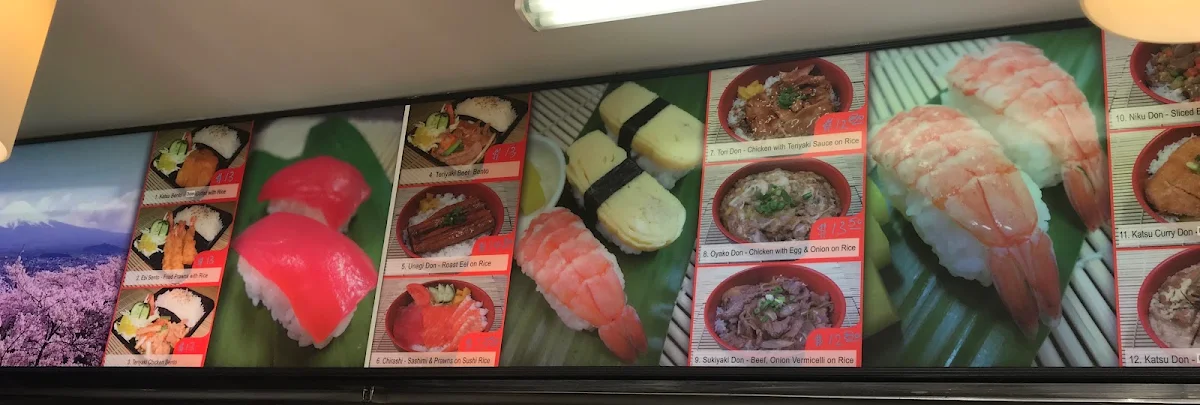 Menu, Genki Sushi