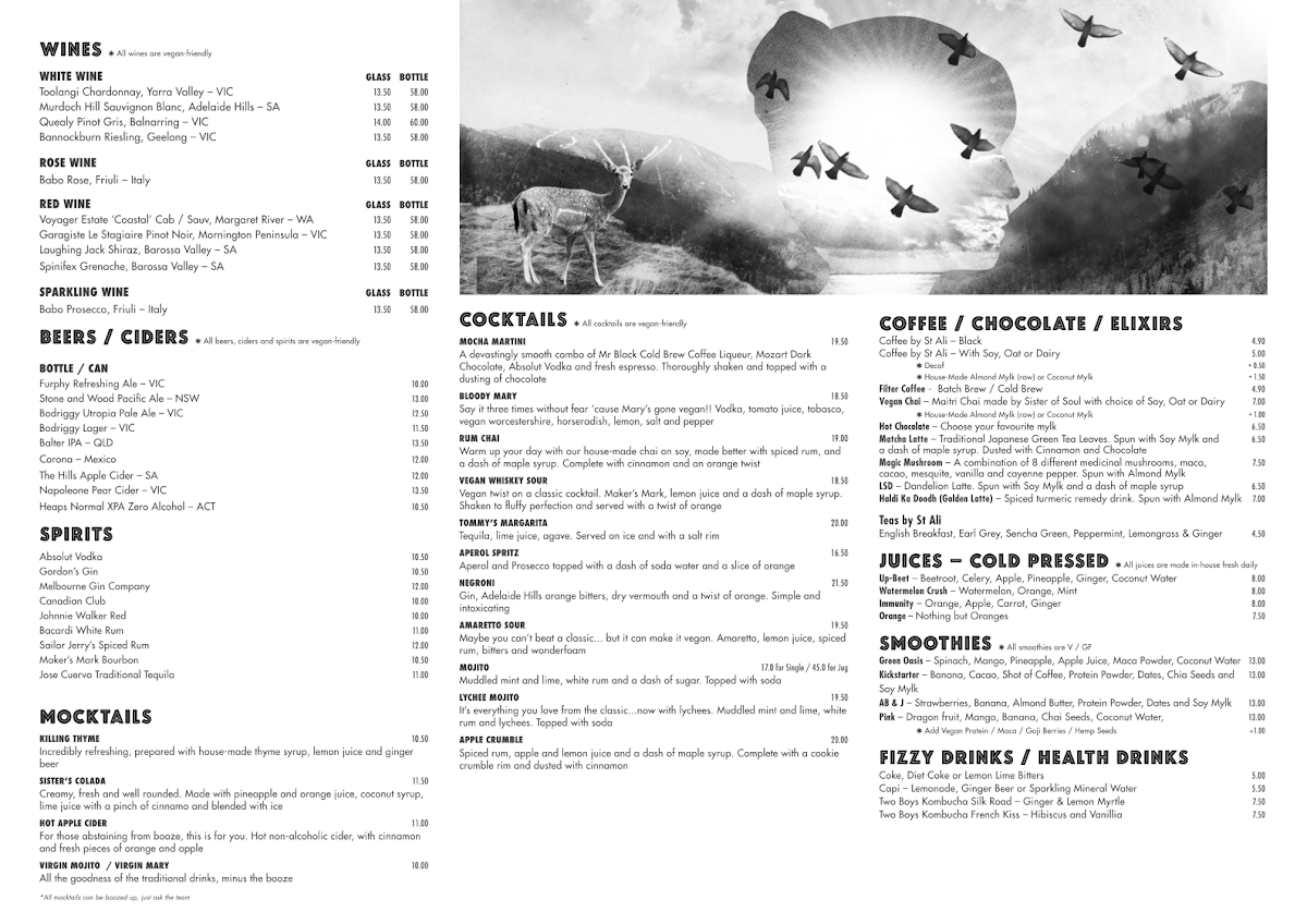 Menu, Sister of Soul