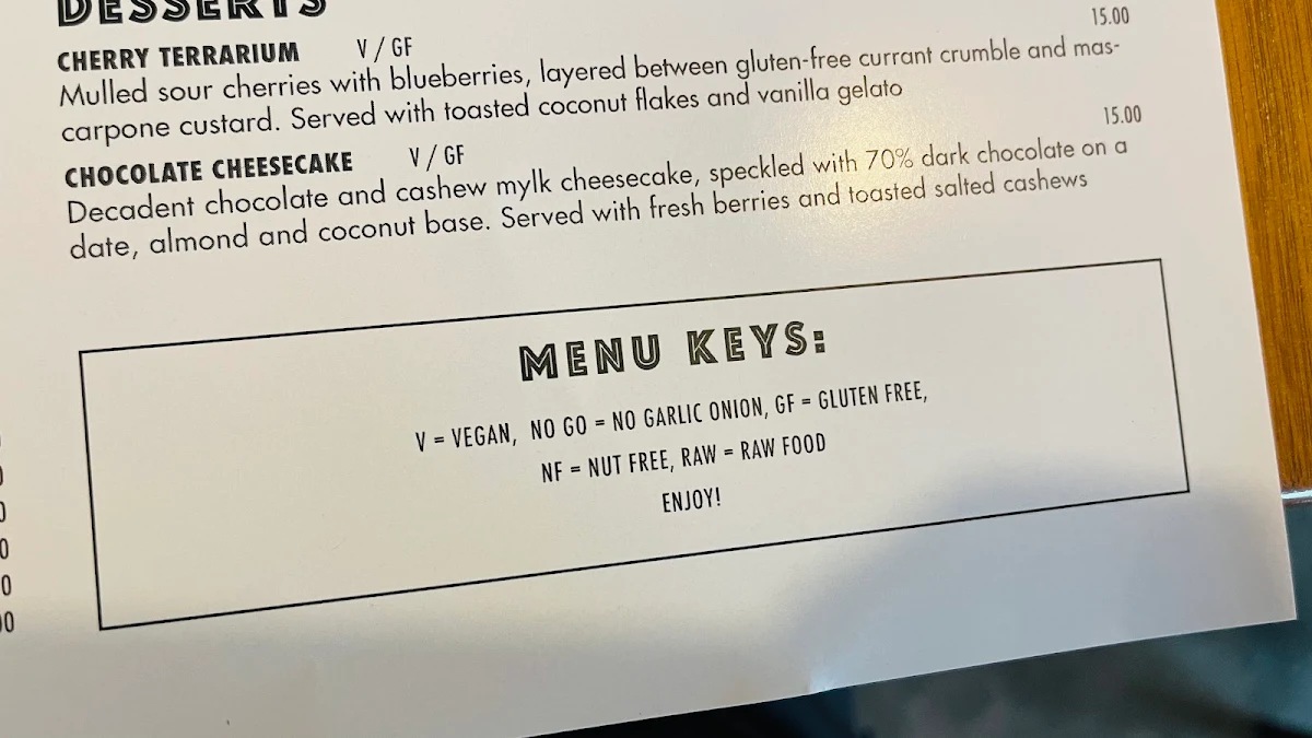 Menu, Sister of Soul