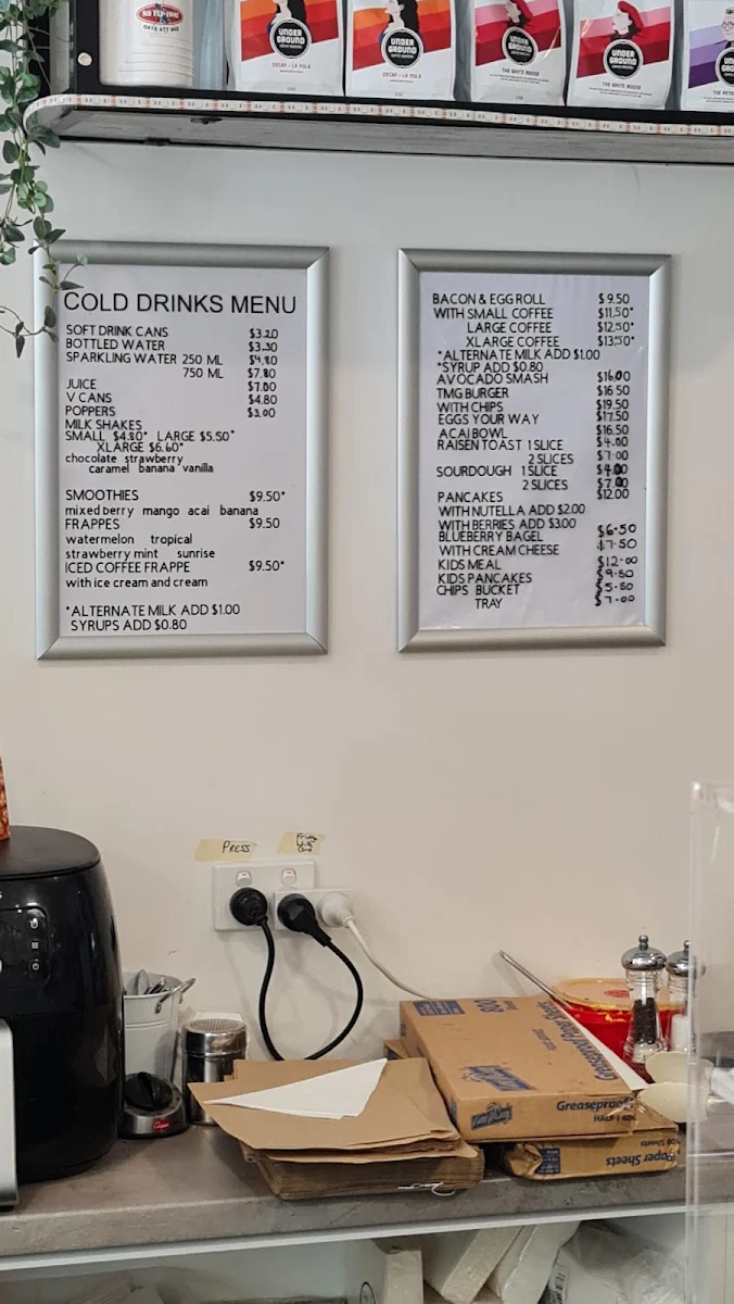 Menu, The Mountain Grind