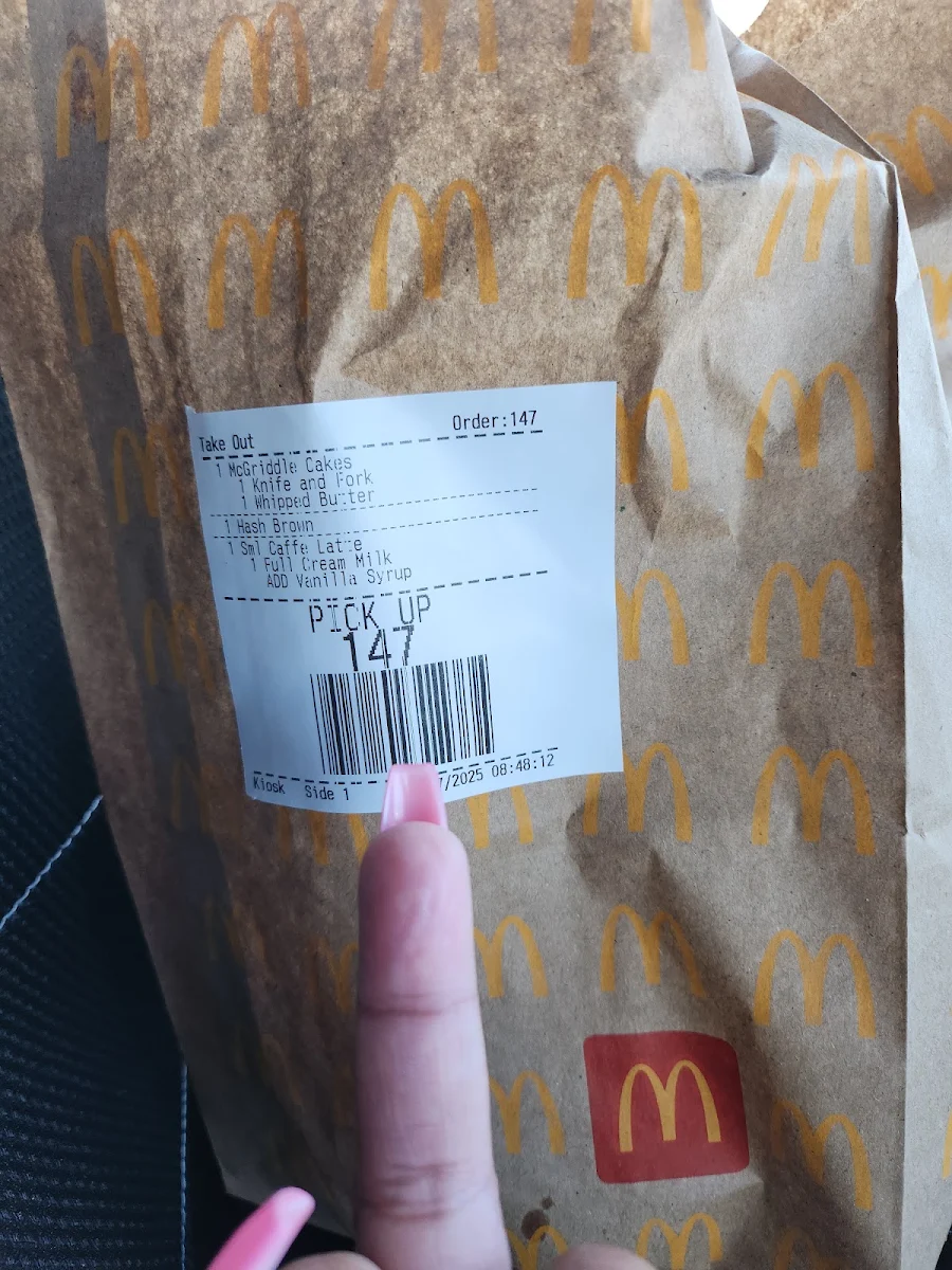 Menu, McDonald's Edens Crossing