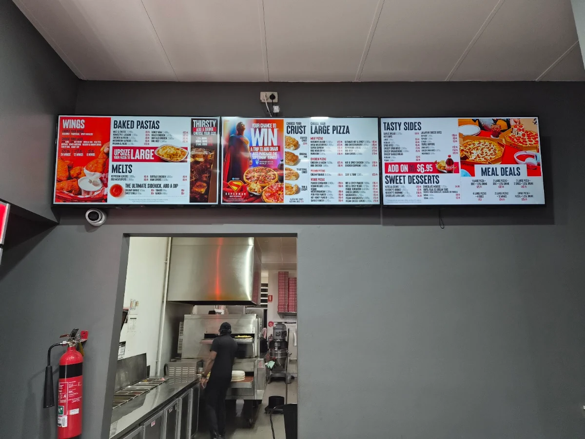 Menu, Pizza Hut Footscray