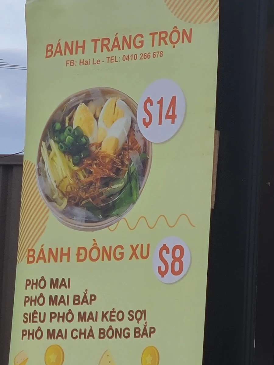 Menu, Che Thien An