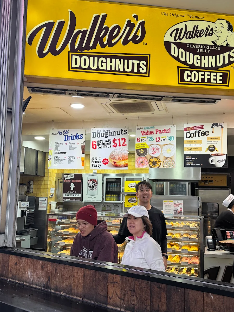 Menu, Walker's Doughnuts Elizabeth Street