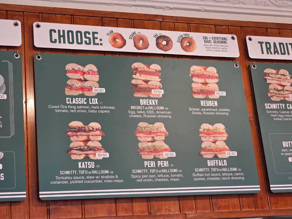 Menu, Lox In A Box Marrickville