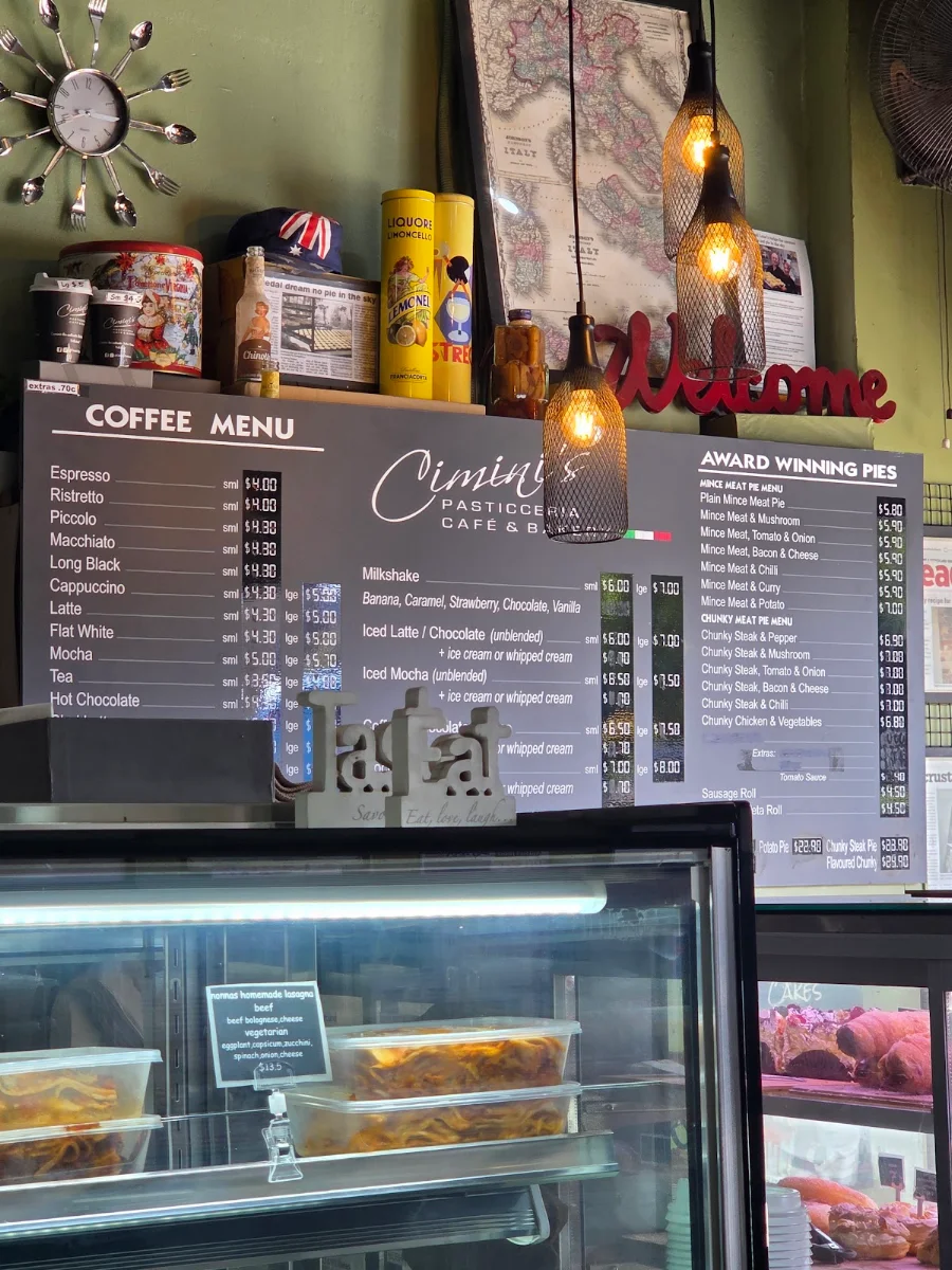Menu, San Valentino Kogarah