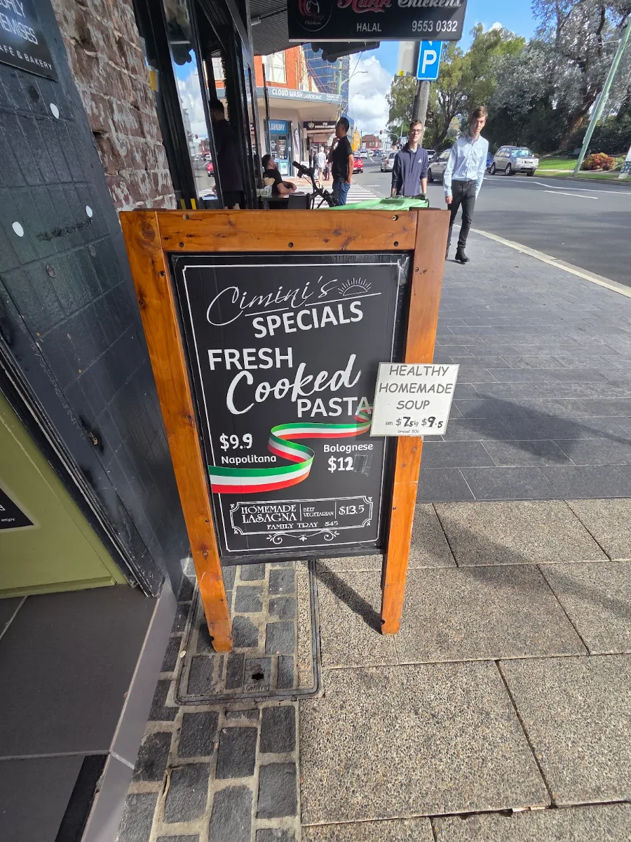 Menu, San Valentino Kogarah