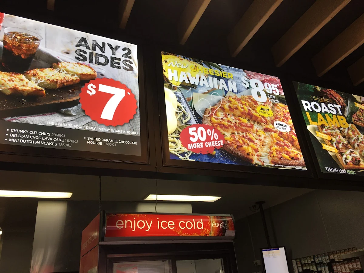 Menu, Domino's Pizza Gymea