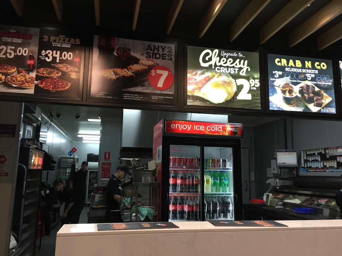 Menu, Domino's Pizza Gymea