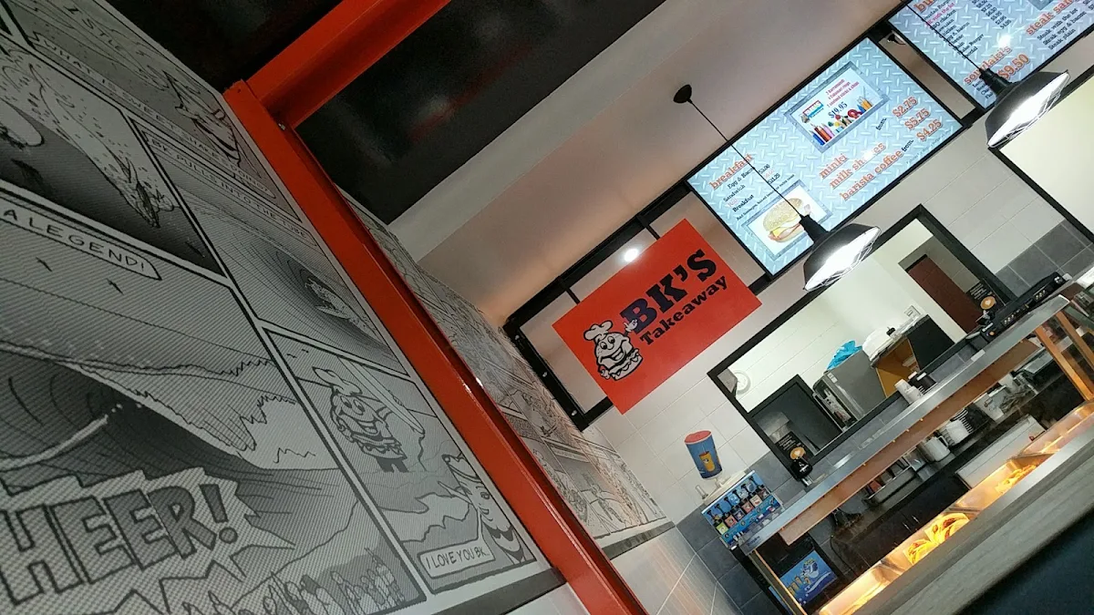 Menu, Bks Takeaway, Trafalgar