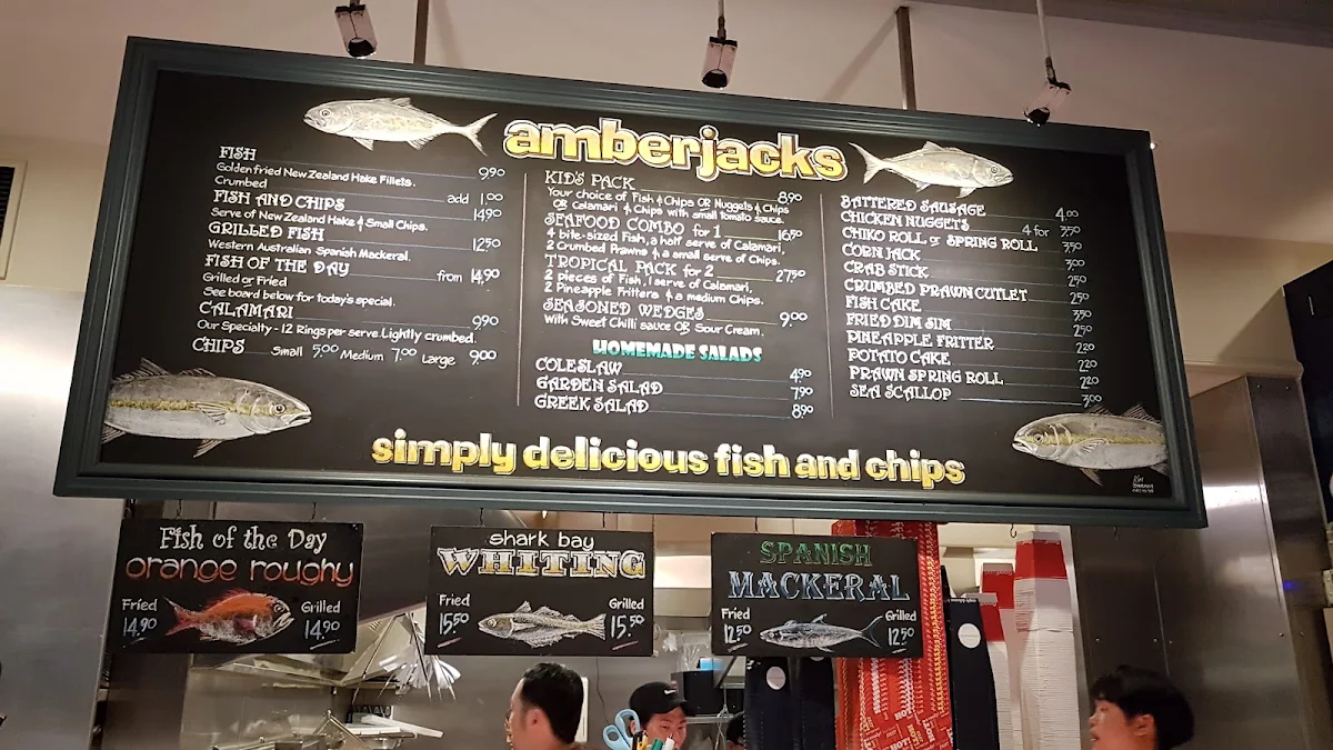 Menu, Amberjacks