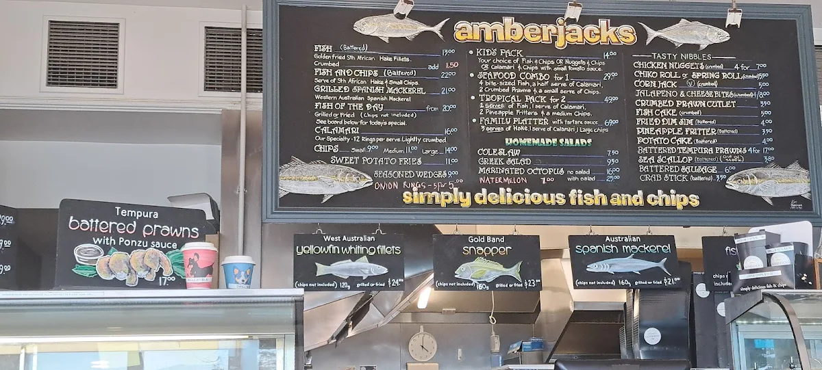 Menu, Amberjacks