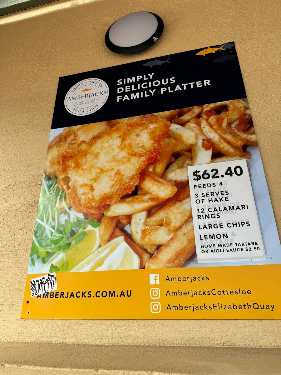 Menu, Amberjacks