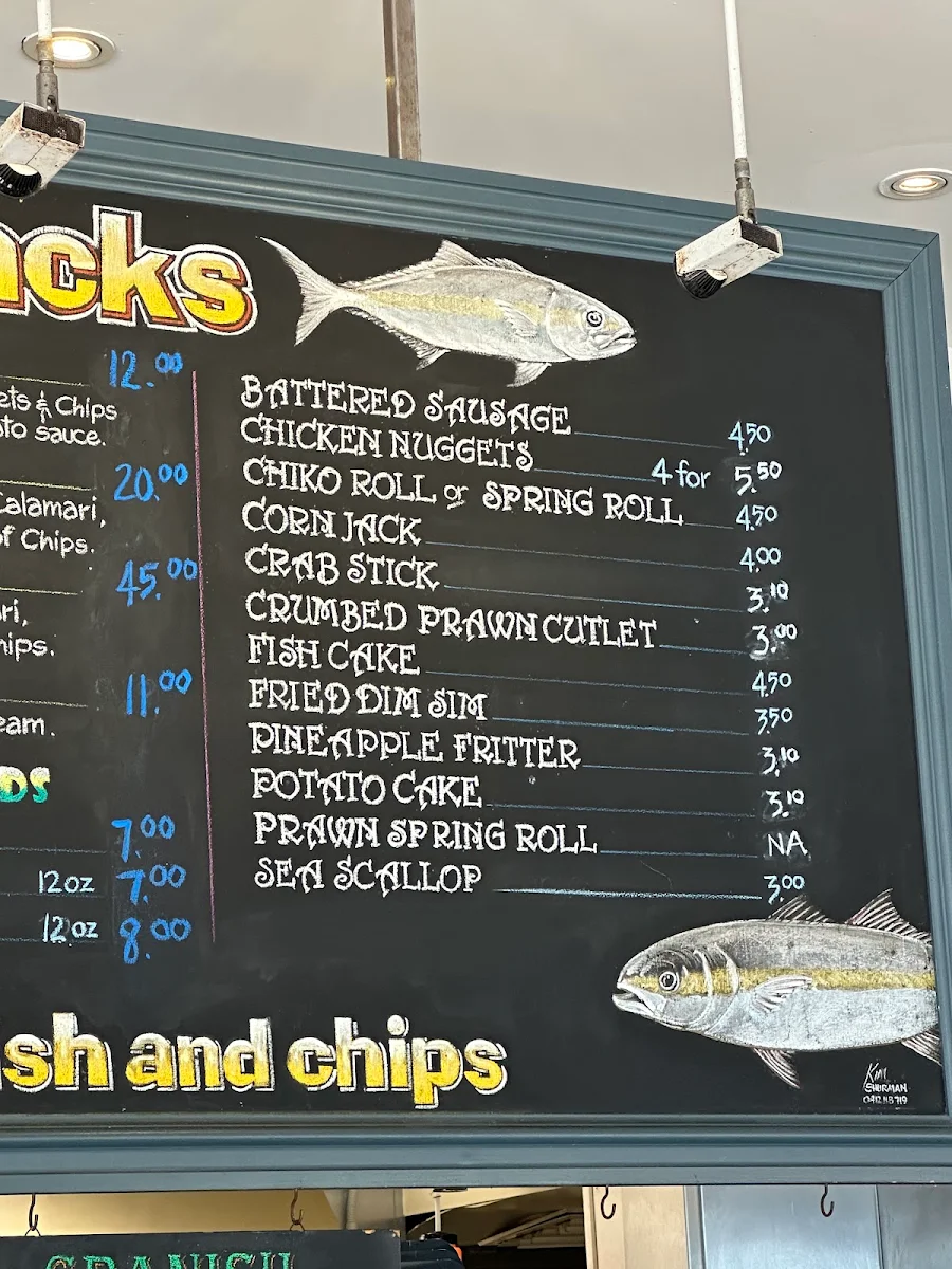 Menu, Amberjacks