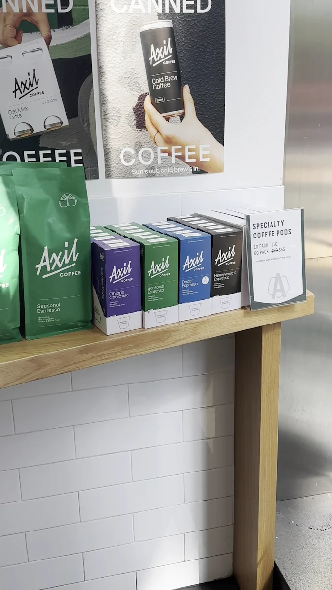 Menu, Axil Coffee Roasters SXL