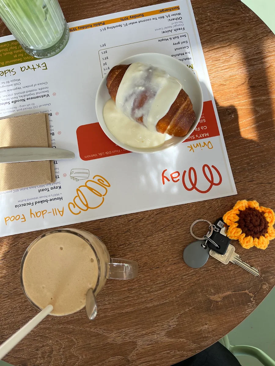 Menu, May Bakes
