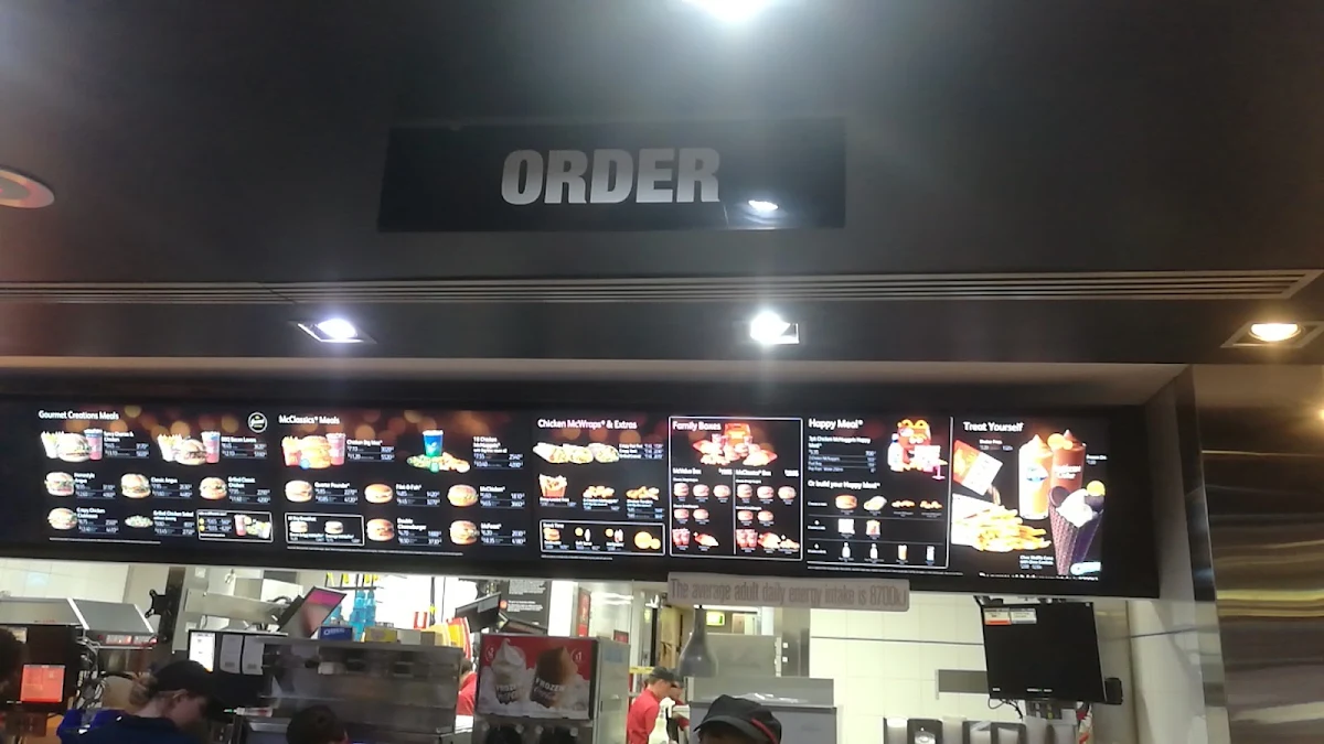 Menu, McDonald's West Ryde