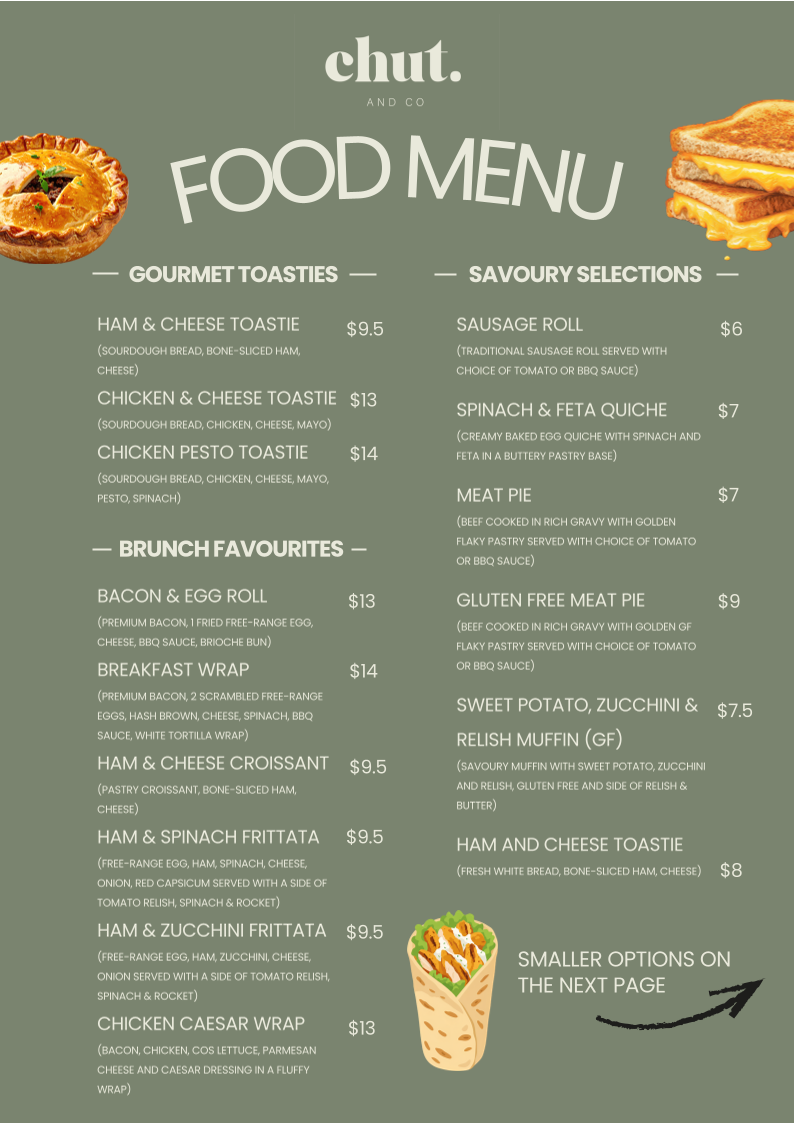 Menu, Chut & Co