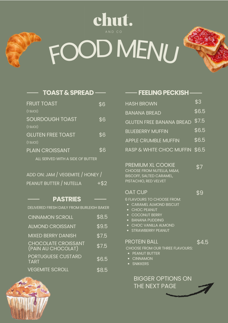 Menu, Chut & Co