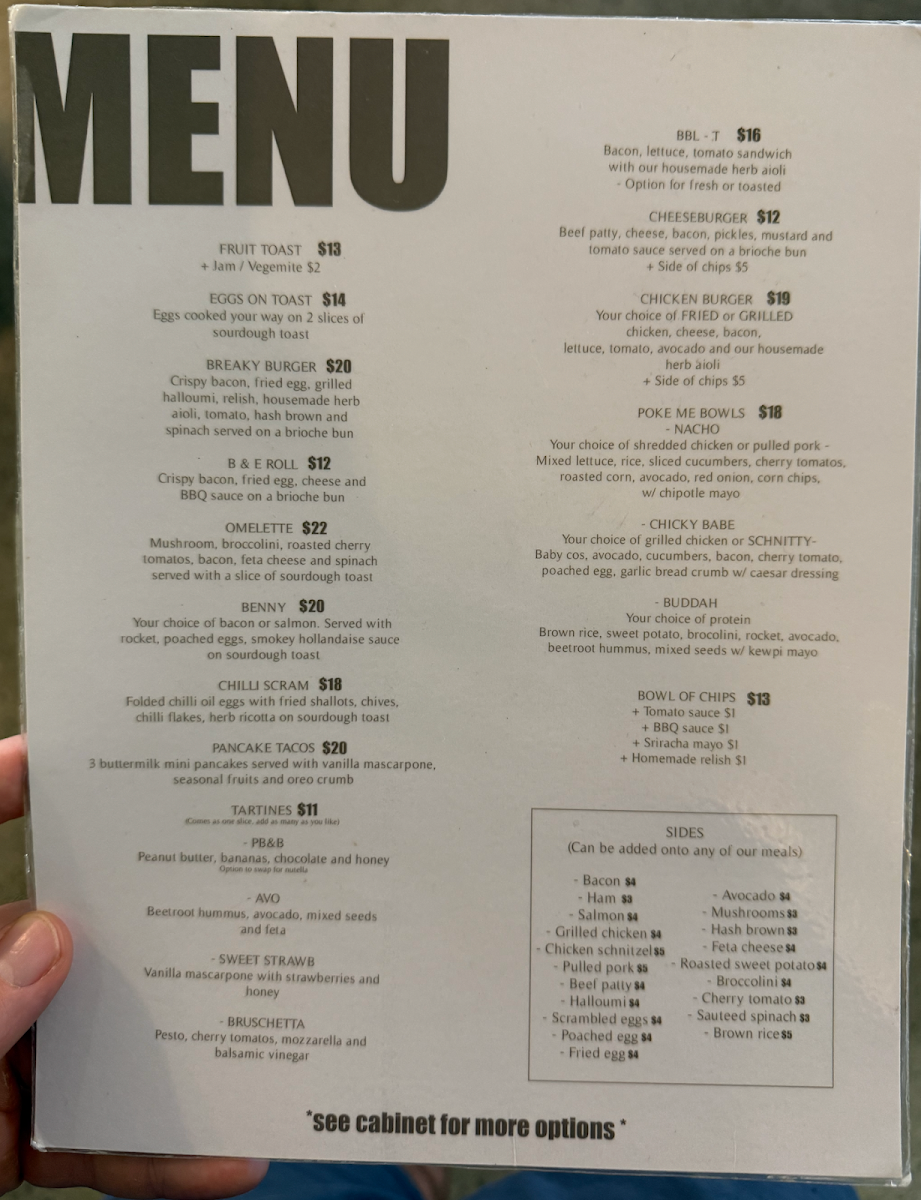 Menu, Chut & Co