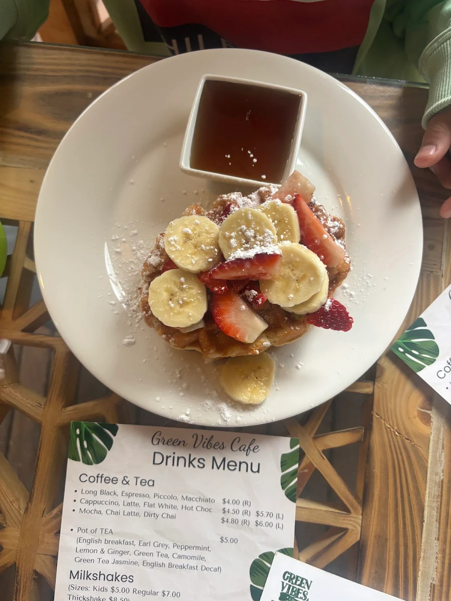 Menu, Green Vibes Cafe