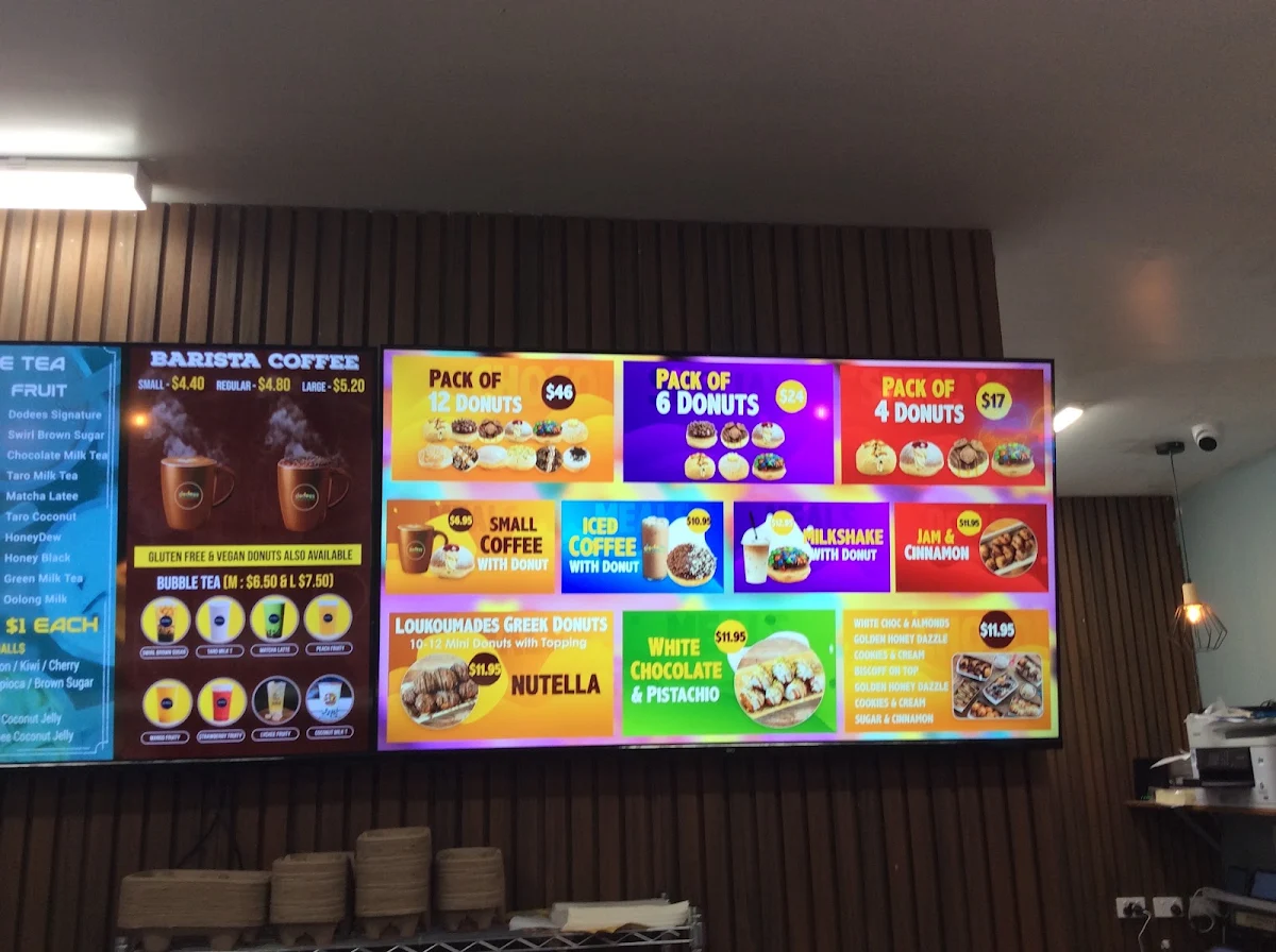 Menu, Boronia Sweet Mart