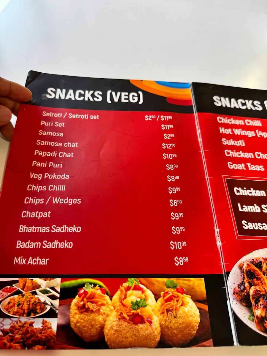 Menu, CAFE INDRENI