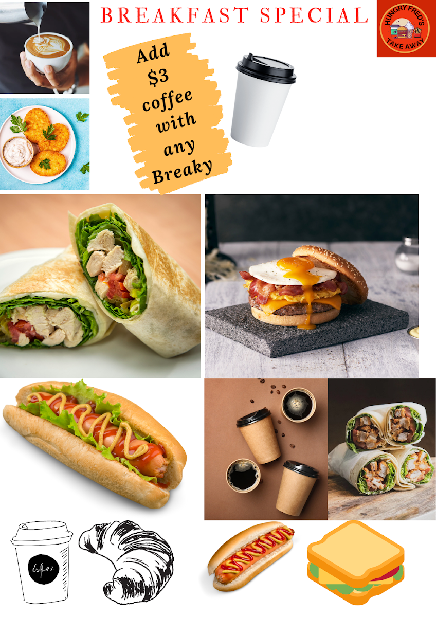 Menu, Hungry Freds