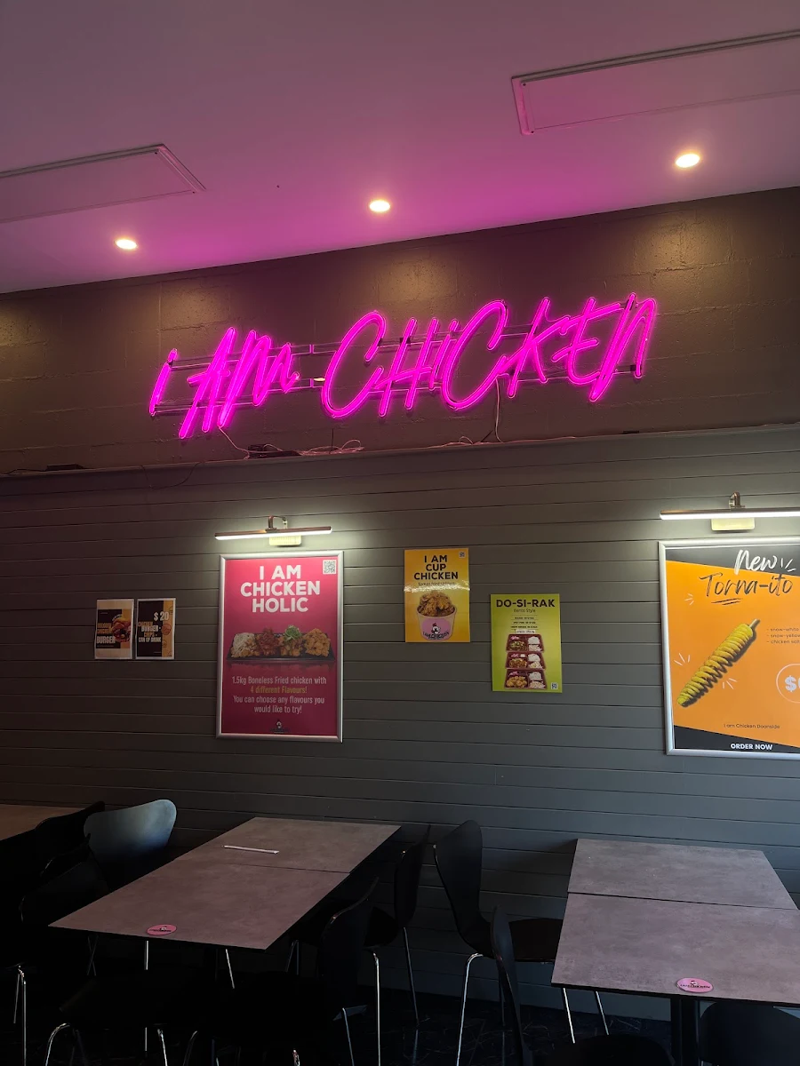 Menu, I am chicken (Doonside)