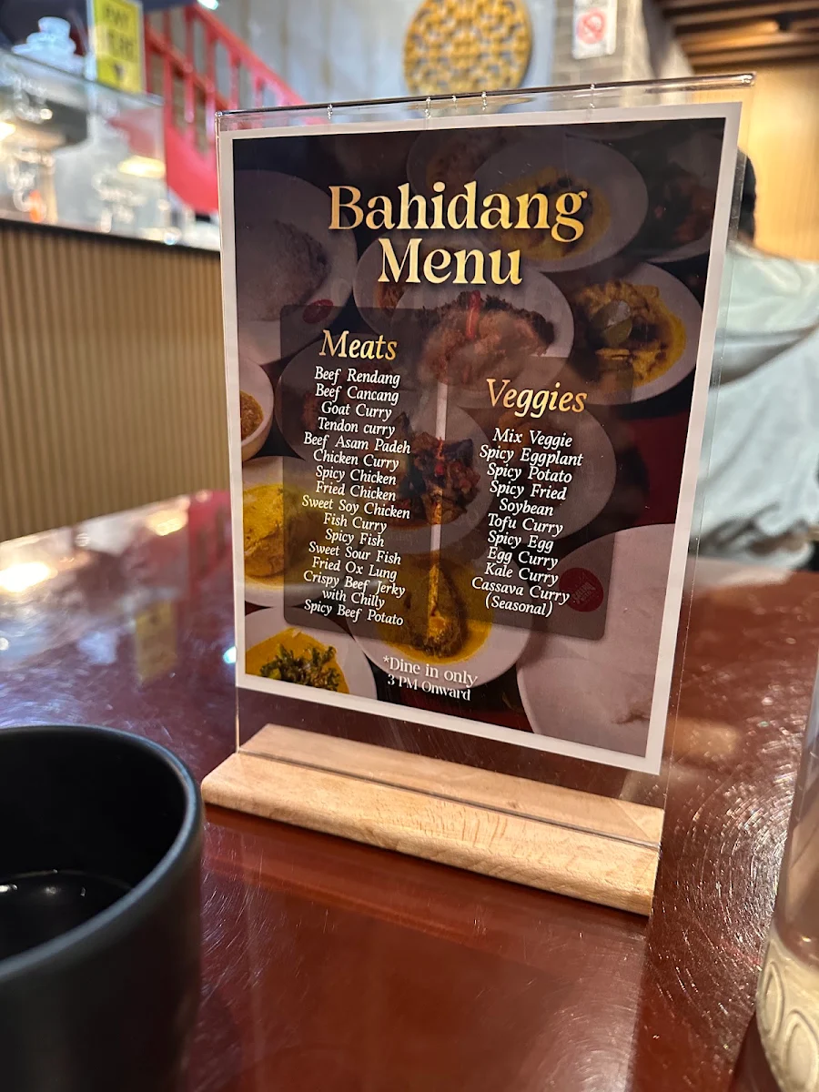 Menu, Salero Kito Russell Street (HALAL)