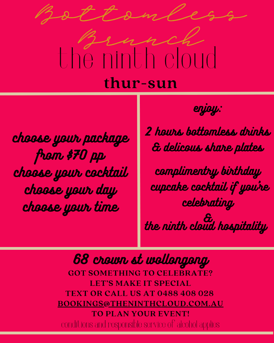 Menu, THE NINTH CLOUD