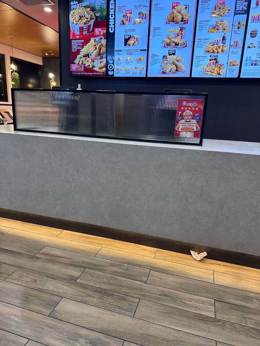 Menu, KFC Riverdale