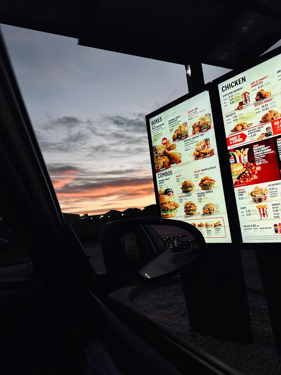 Menu, KFC Riverdale