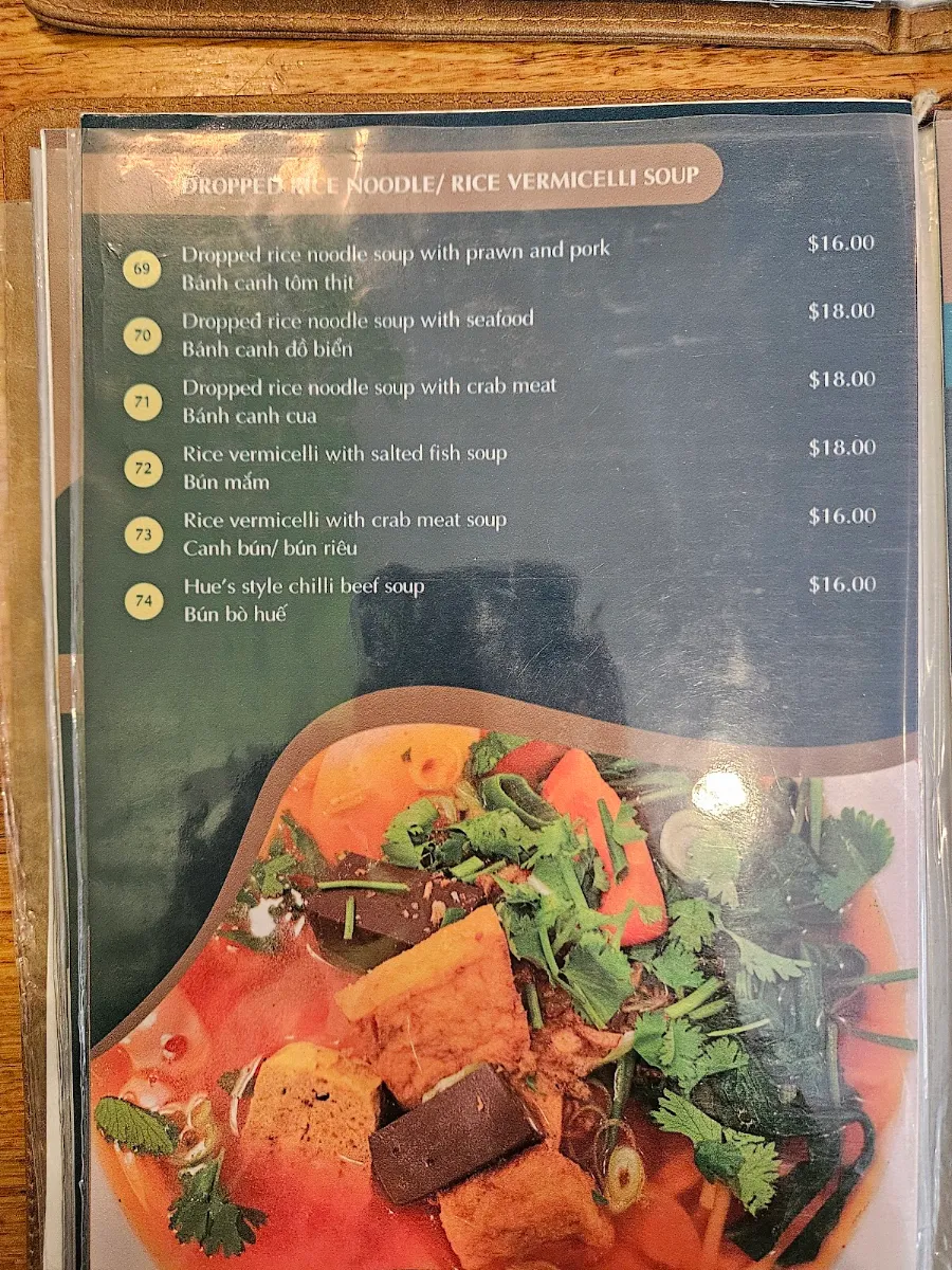Menu, Doi Xanh Quan