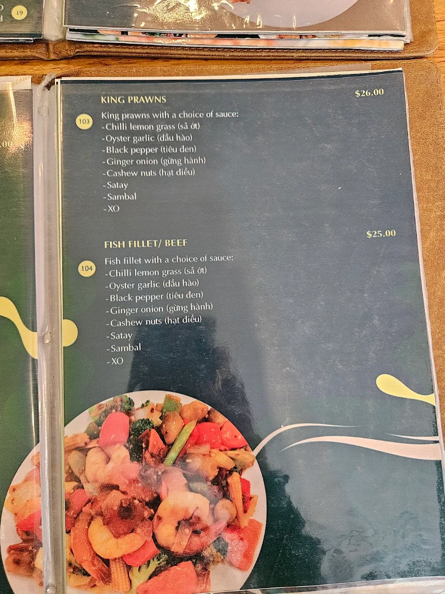 Menu, Doi Xanh Quan
