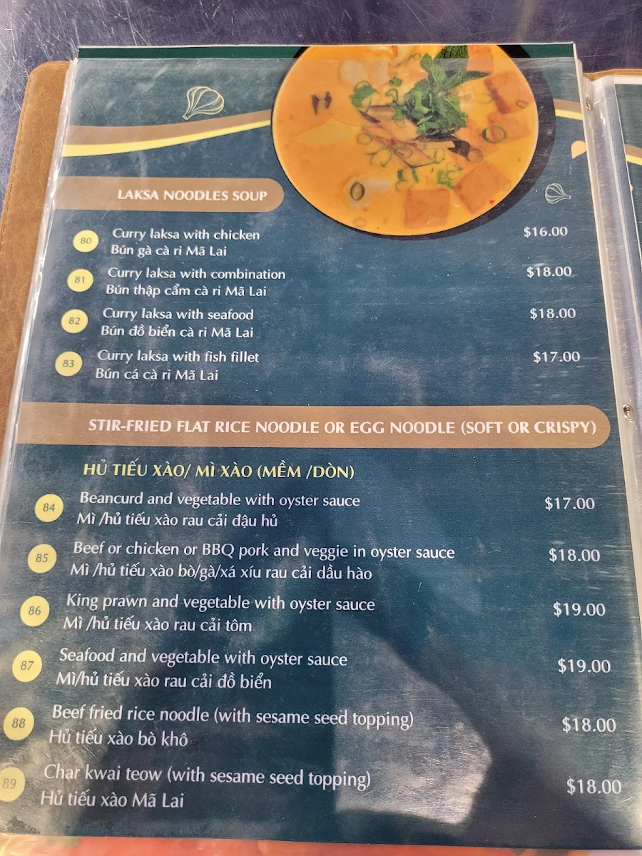 Menu, Doi Xanh Quan