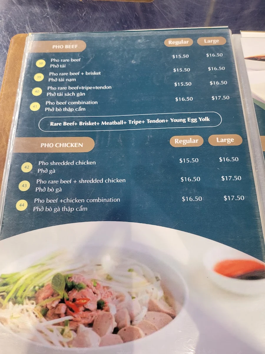 Menu, Doi Xanh Quan