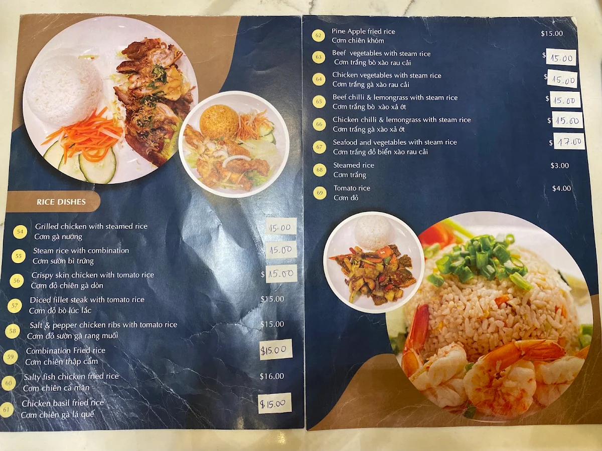 Menu, Doi Xanh Quan
