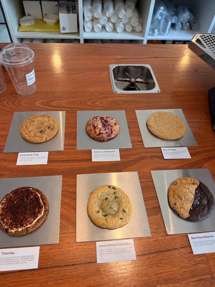 Menu, Happy Stack Cookies