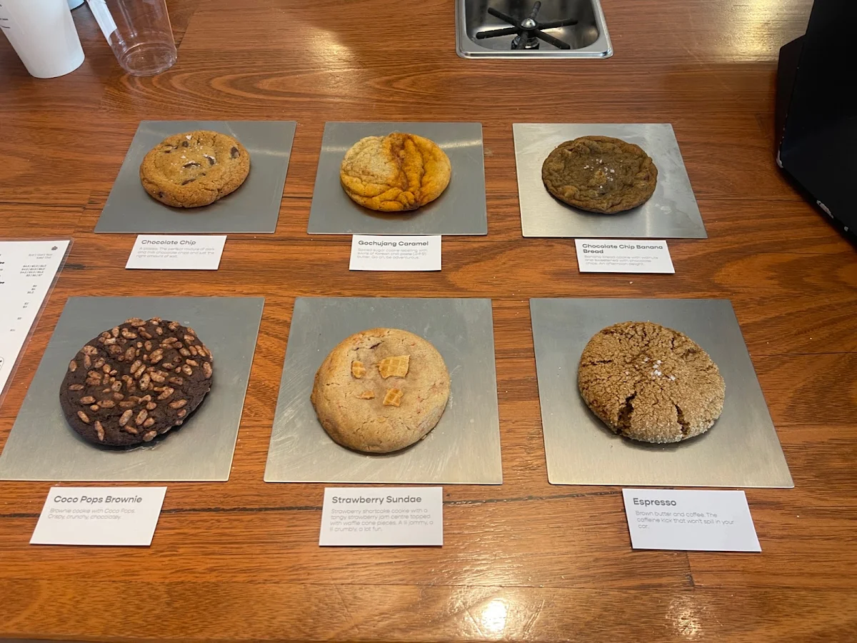 Menu, Happy Stack Cookies