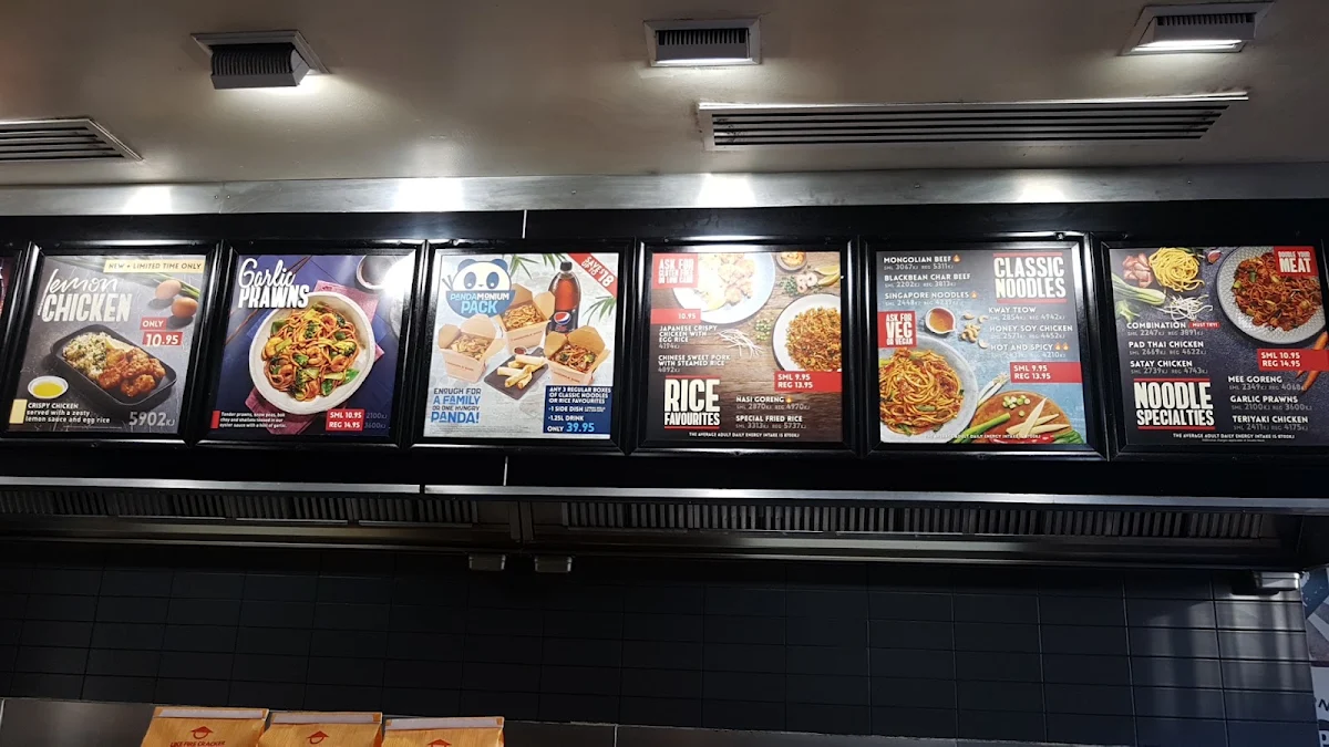 Menu, Noodle Box Kings Meadows