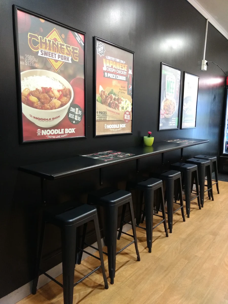Menu, Noodle Box Kings Meadows