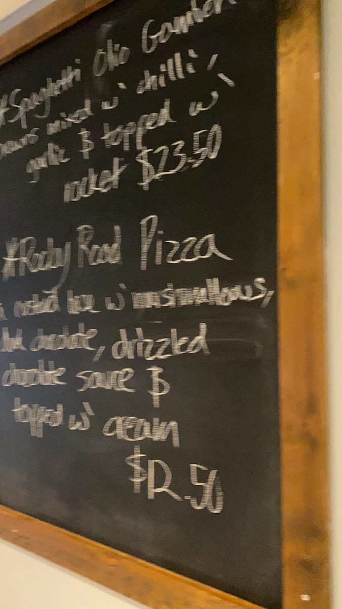 Menu, Motorino Pizzeria
