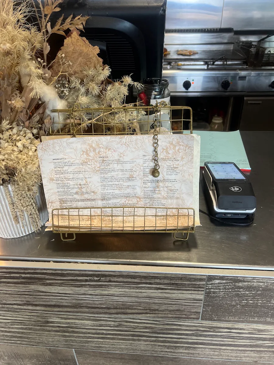 Menu, Gemma-Lee's Cafe