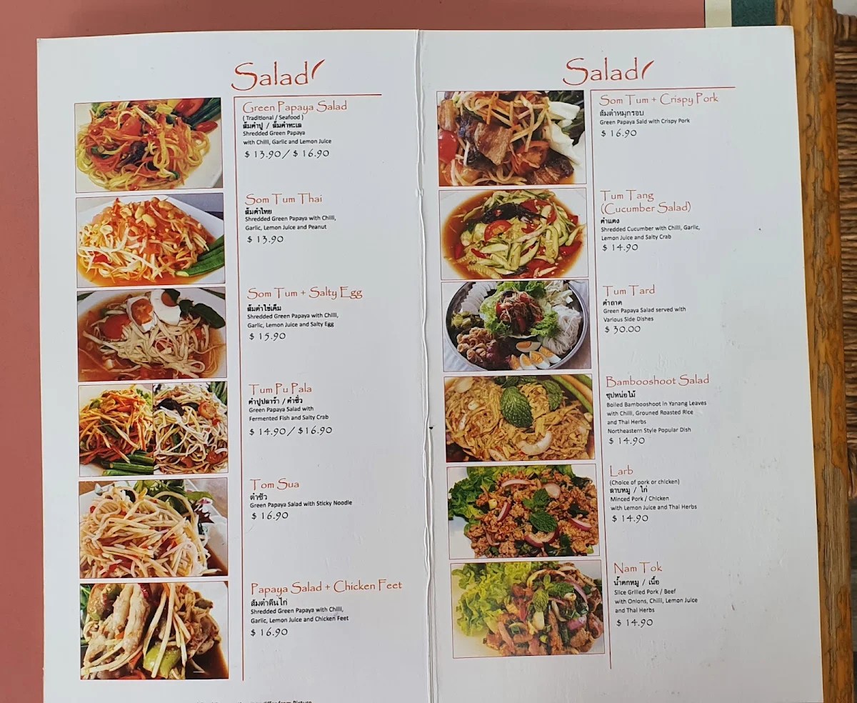 Menu, Kao Gaeng